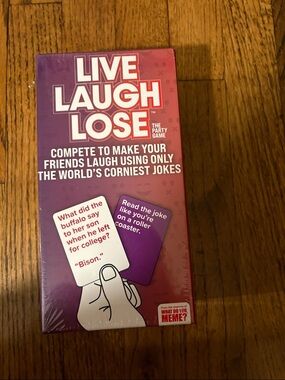 Live Laugh Lose Party Game - Purple
